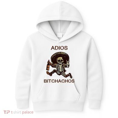 Adios Bichachos Funny Skull Kids Hoodie