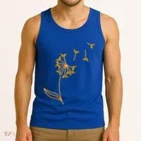 Awesome Butterfly Flower Monarch Dandelion Gift Tank Top thumb 3