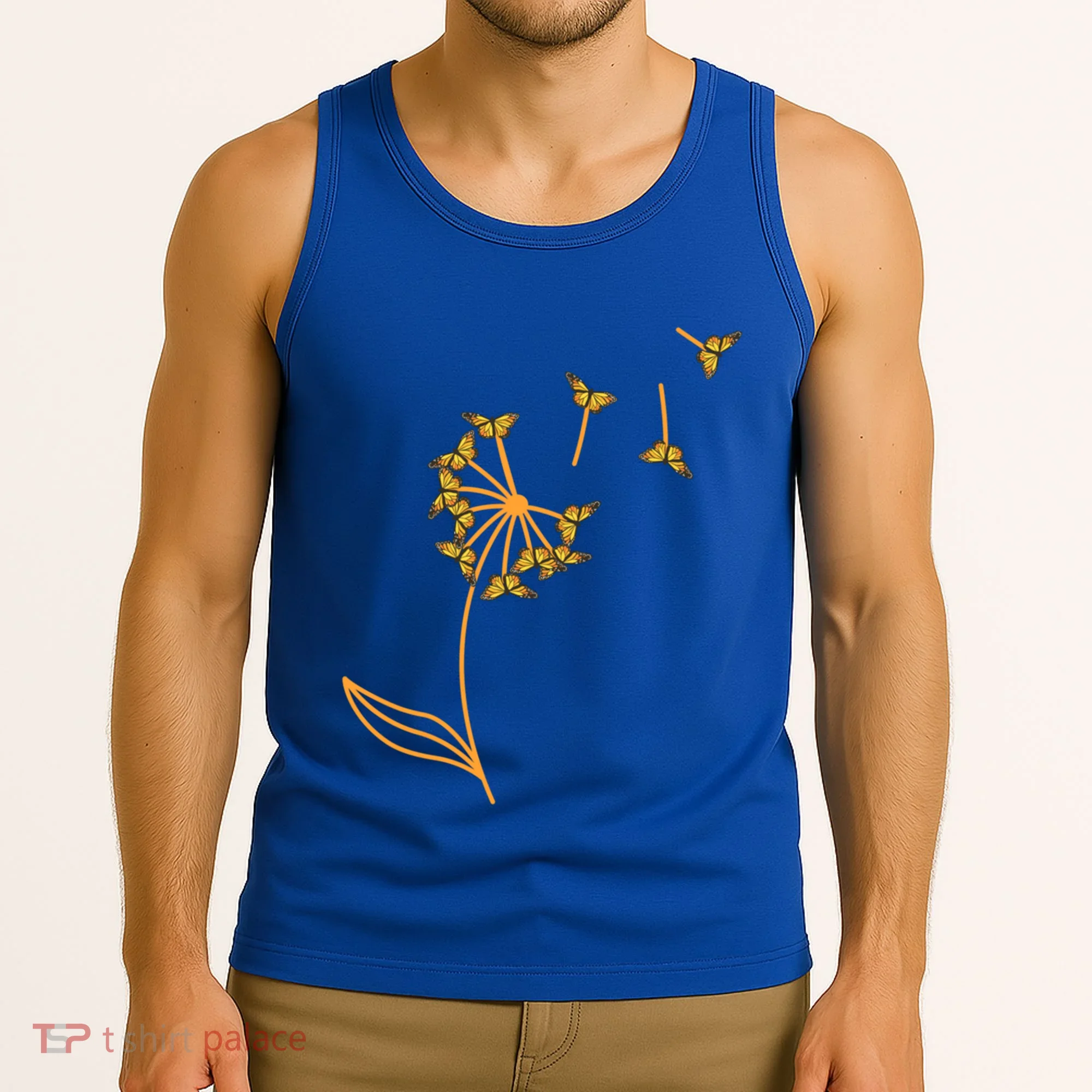 Awesome Butterfly Flower Monarch Dandelion Gift Tank Top