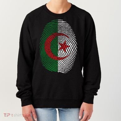 Algeria blood fingerprint Women's Sweatshirt