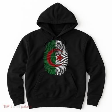 Algeria blood fingerprint Hoodie