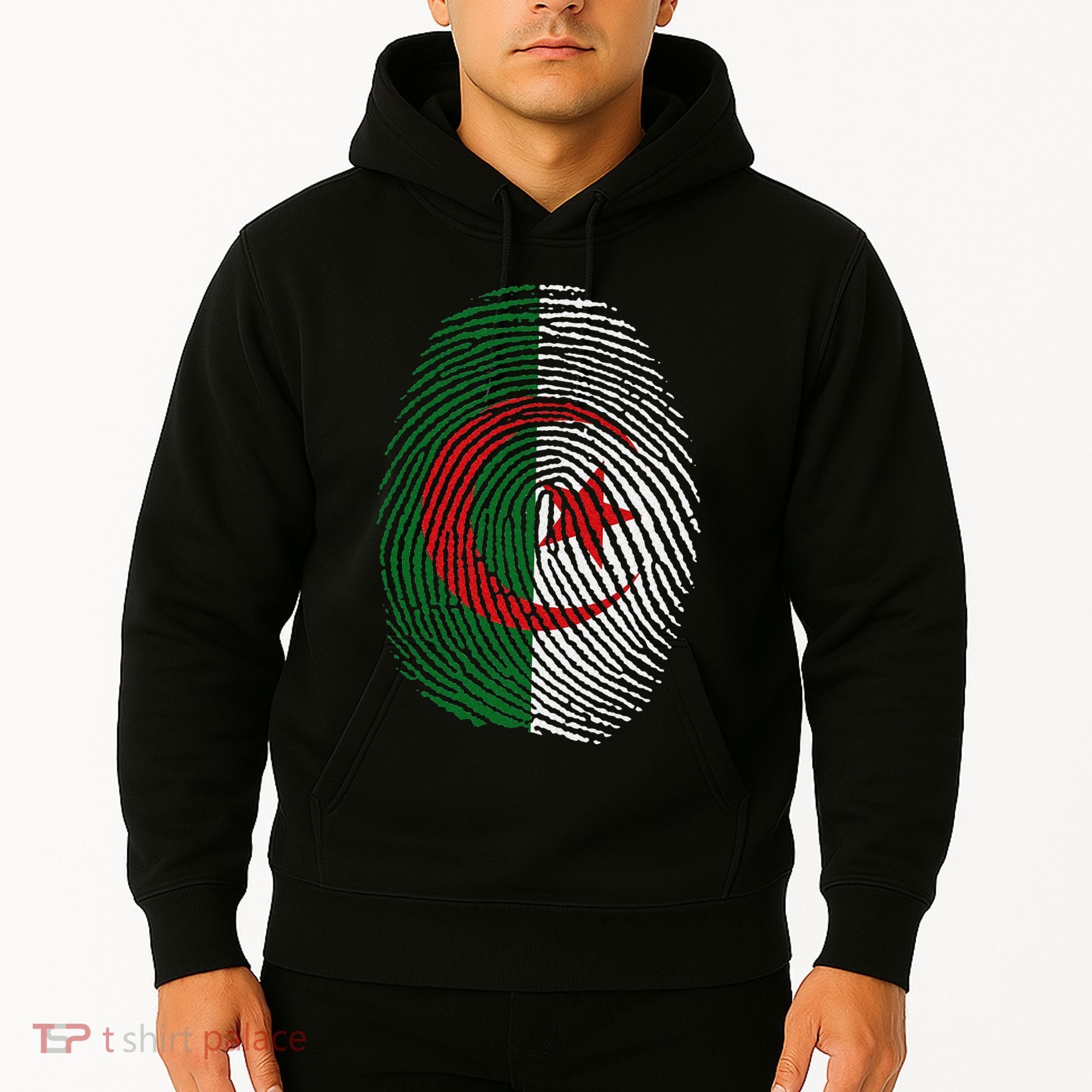 Algeria blood fingerprint Hoodie