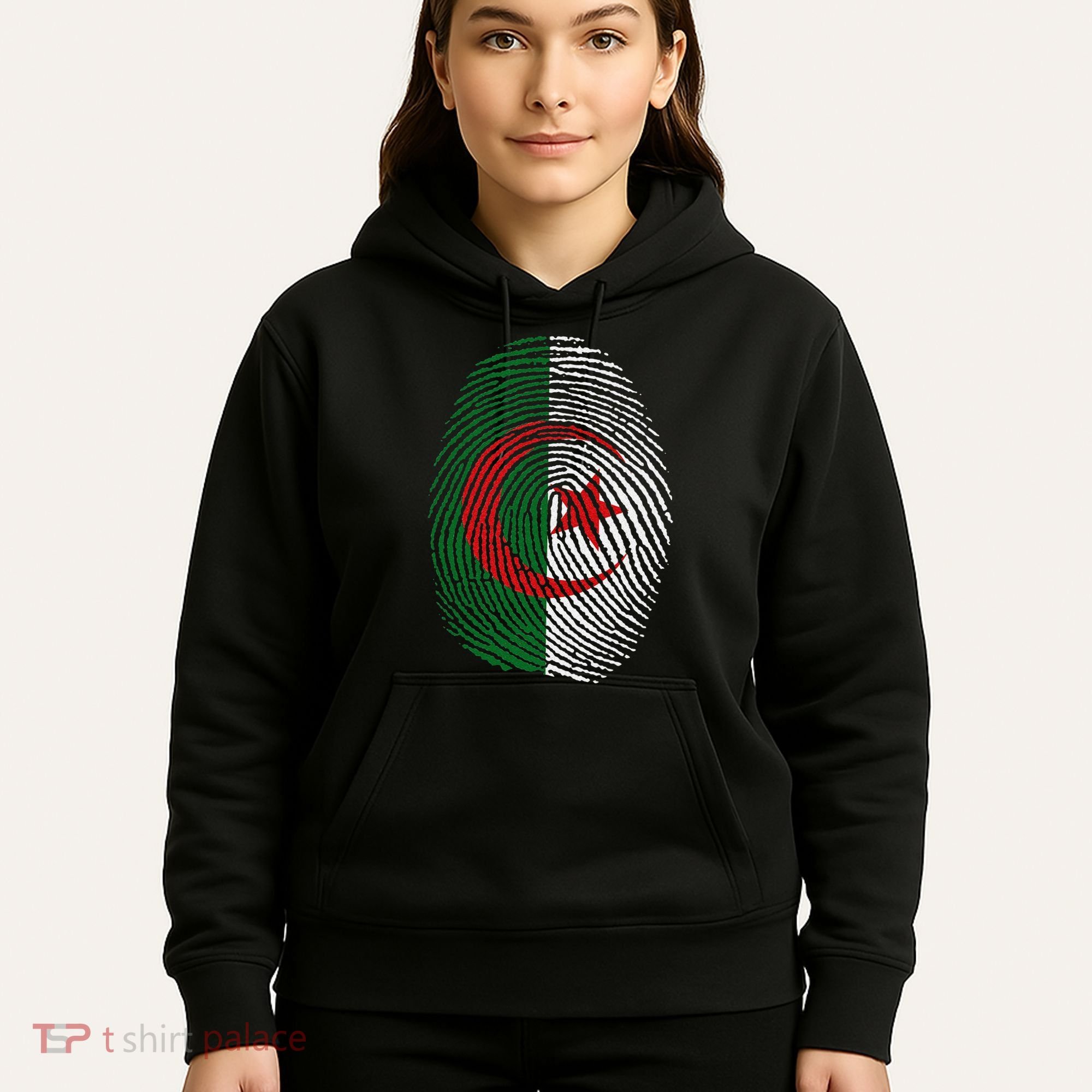 Algeria blood fingerprint Hoodie