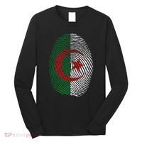 Algeria blood fingerprint Long Sleeve Shirt thumb 0