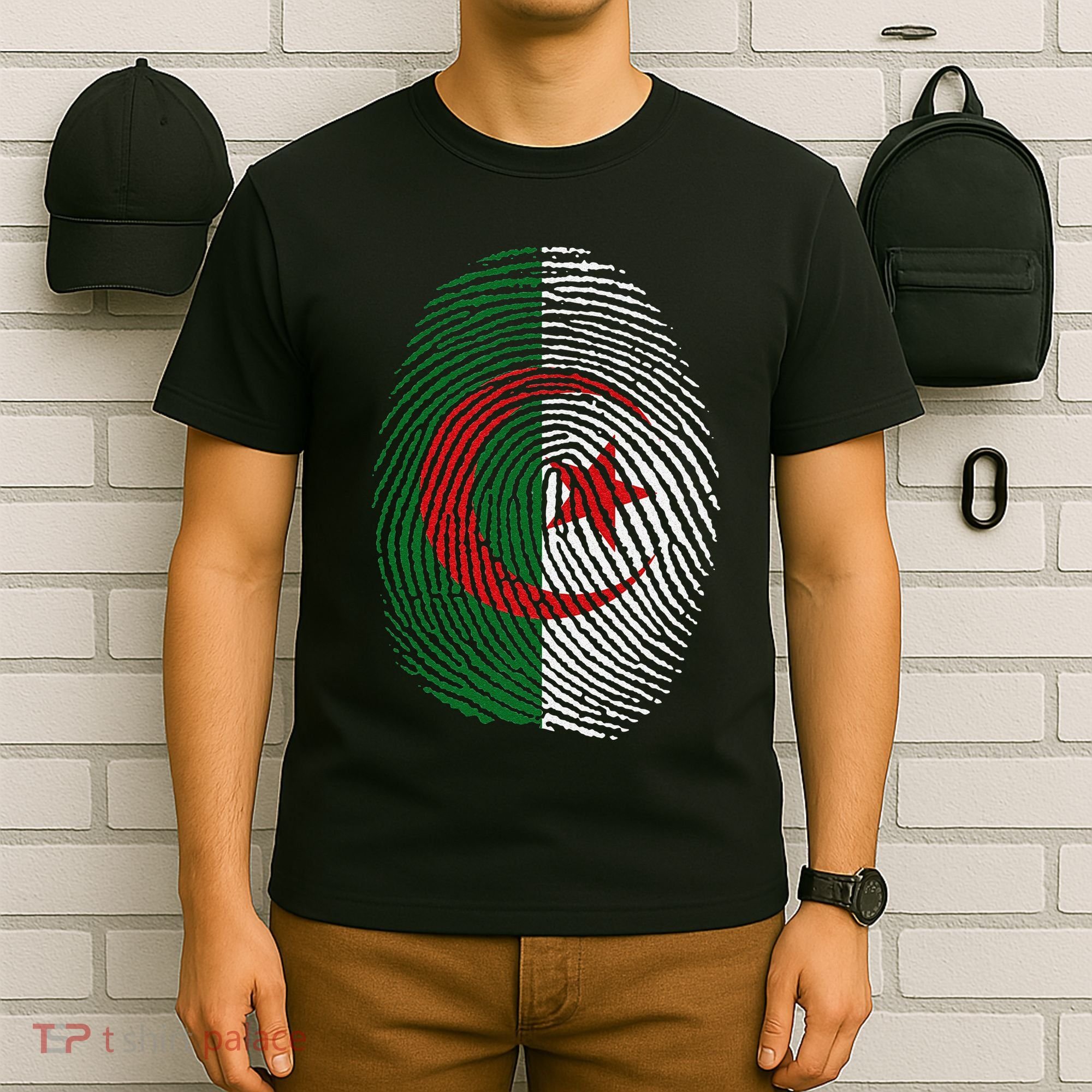 Algeria blood fingerprint T-Shirt