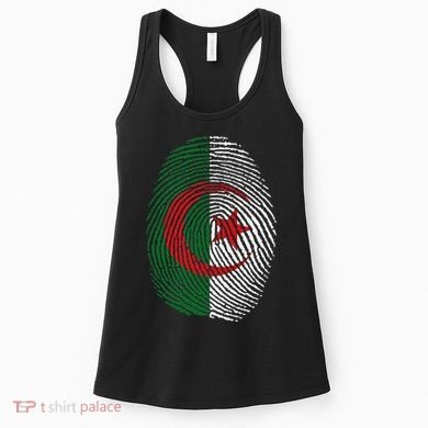 Algeria blood fingerprint Women's Tank Top