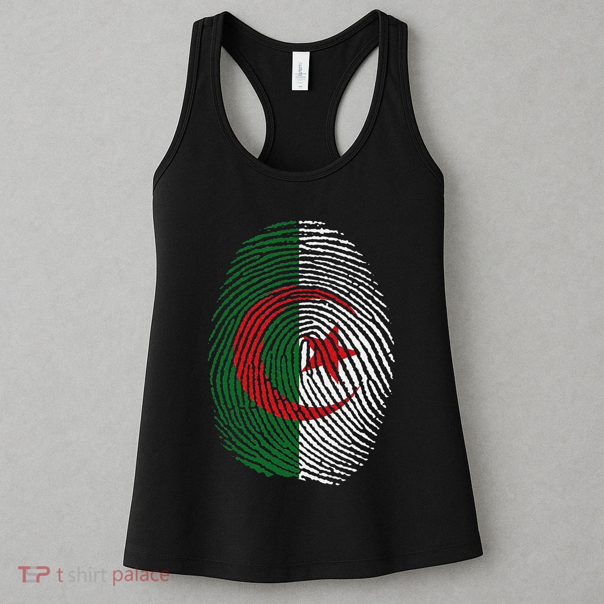 Algeria blood fingerprint Women's Tank Top