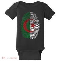 Algeria blood fingerprint Baby Bodysuit thumb 0