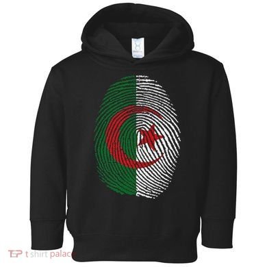 Algeria blood fingerprint Toddler Hoodie