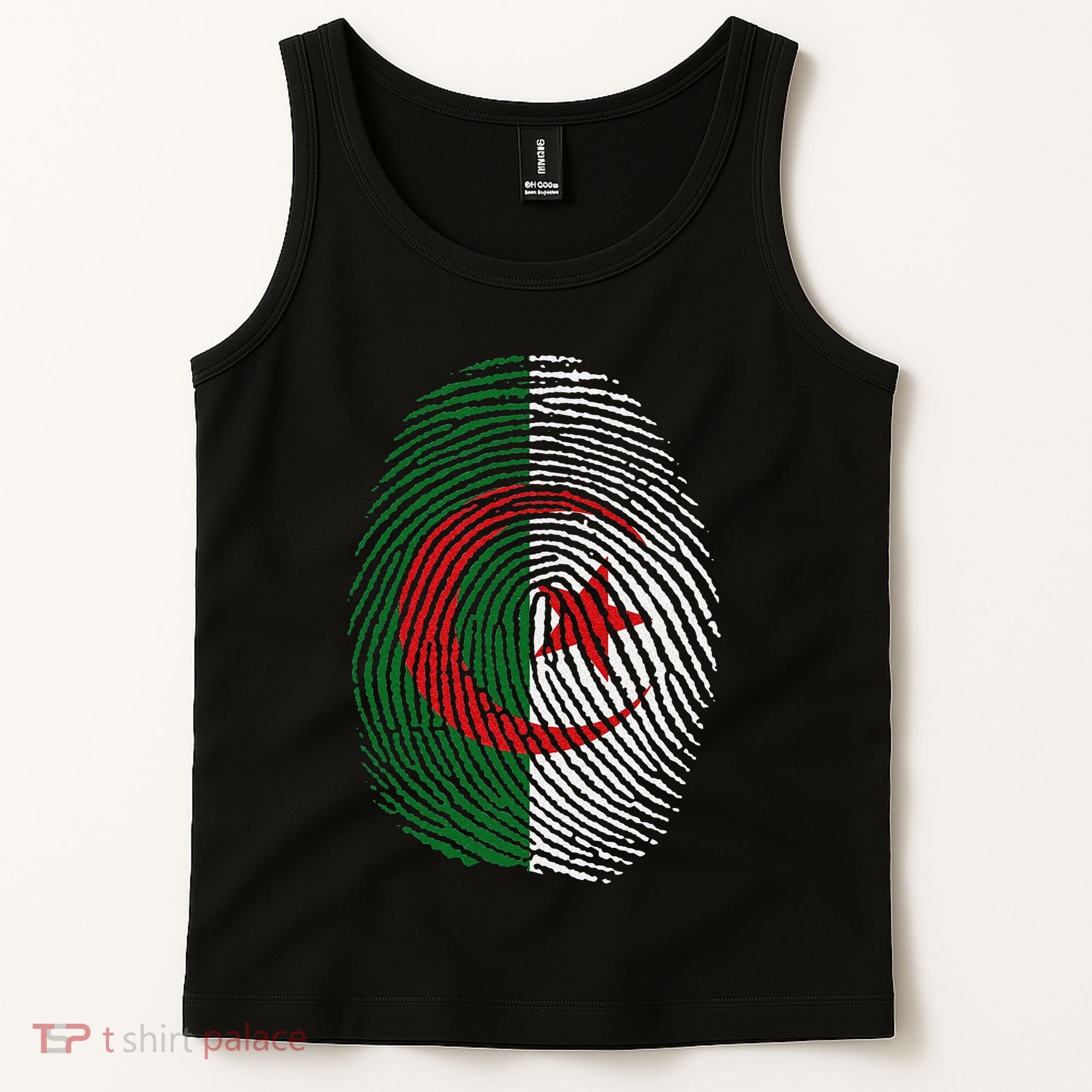 Algeria blood fingerprint Tank Top