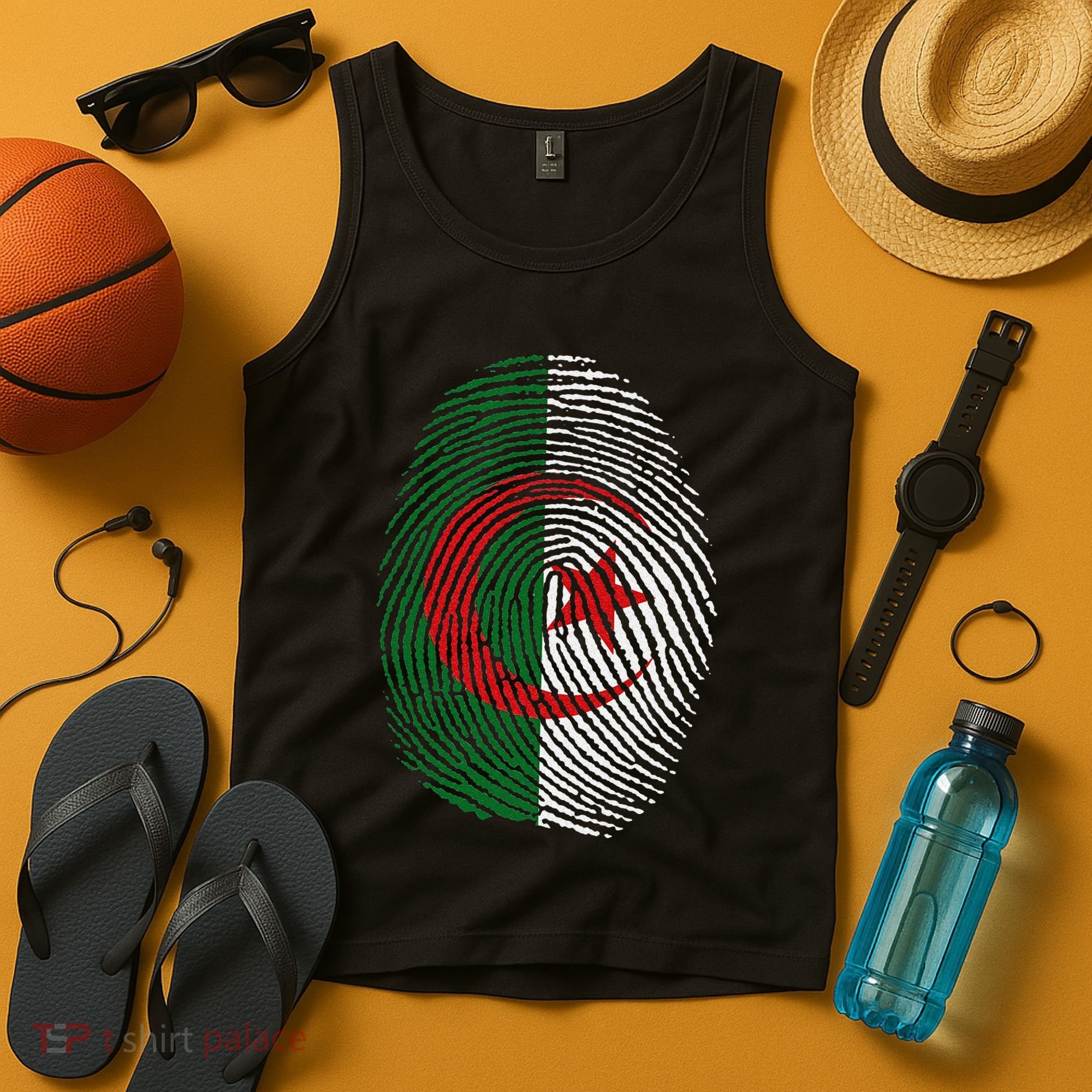 Algeria blood fingerprint Tank Top