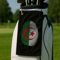 Algeria blood fingerprint Golf Towel thumb 2