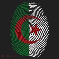 Algeria blood fingerprint Golf Towel thumb 3