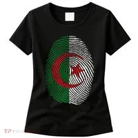 Algeria blood fingerprint Women's T-Shirt thumb 0