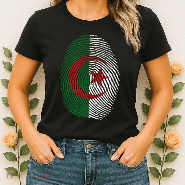 Algeria blood fingerprint Women's T-Shirt