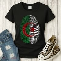 Algeria blood fingerprint Women's T-Shirt thumb 3