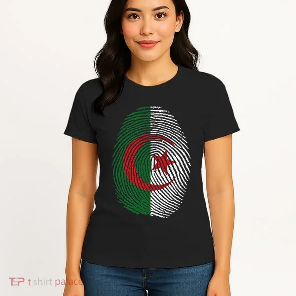 Algeria blood fingerprint Women's T-Shirt