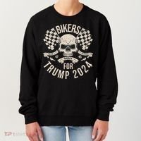 American Bikers For Trump Take America Back 2024 Women's Sweatshirt thumb 0