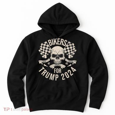 American Bikers For Trump Take America Back 2024 Hoodie