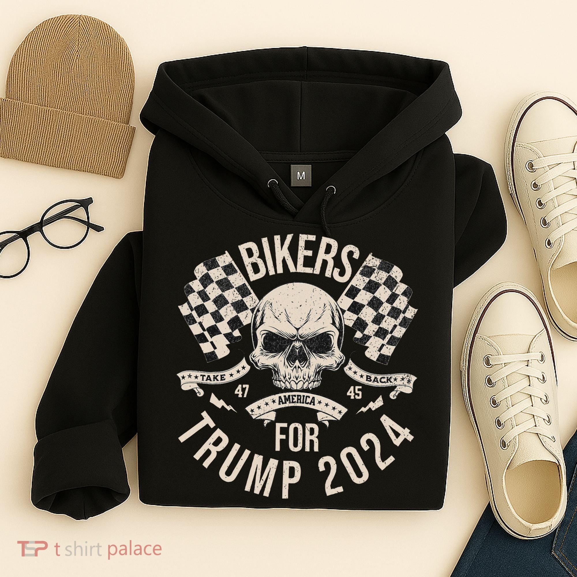 American Bikers For Trump Take America Back 2024 Hoodie