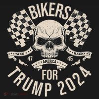 American Bikers For Trump Take America Back 2024 Sweatshirt thumb 3