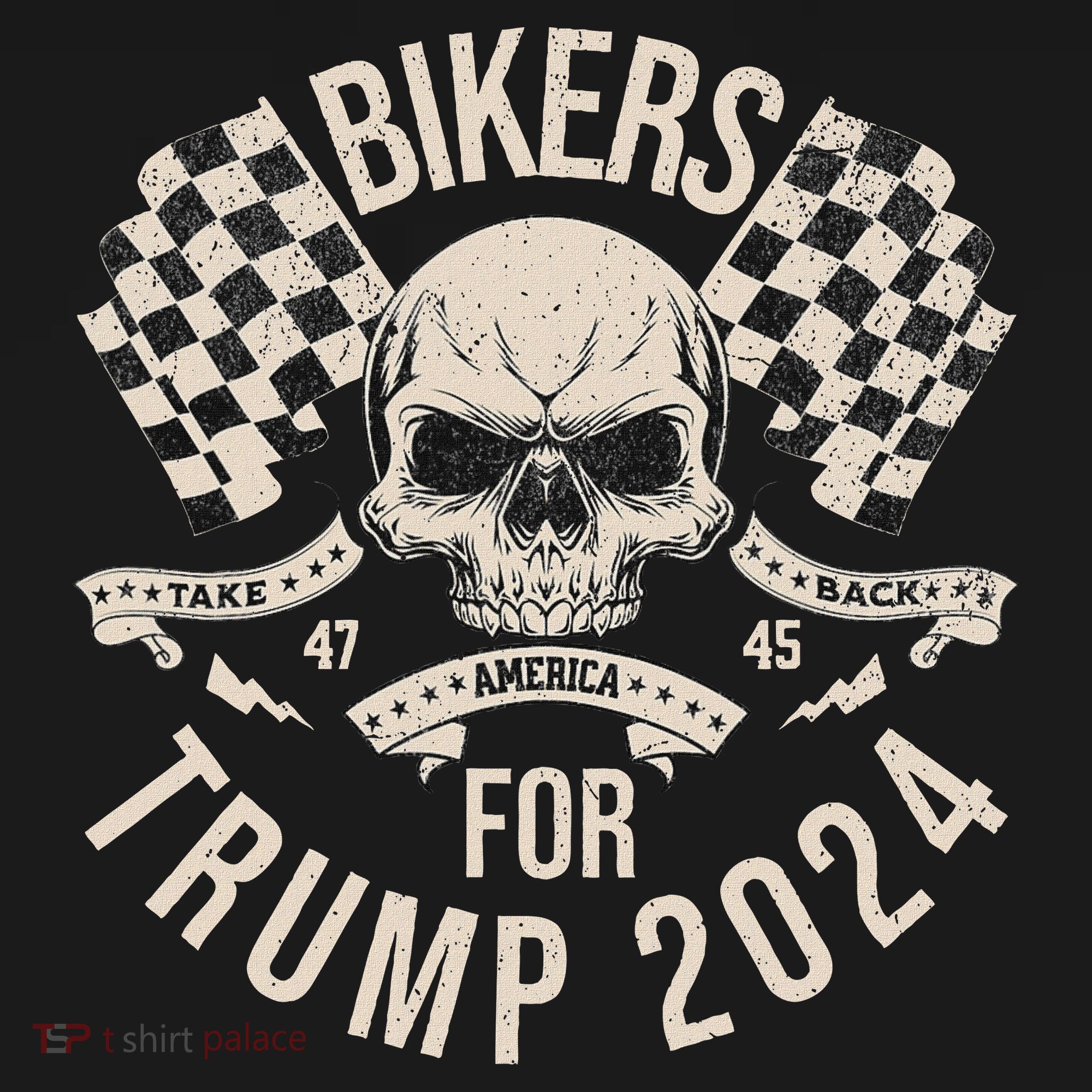 American Bikers For Trump Take America Back 2024 T-Shirt
