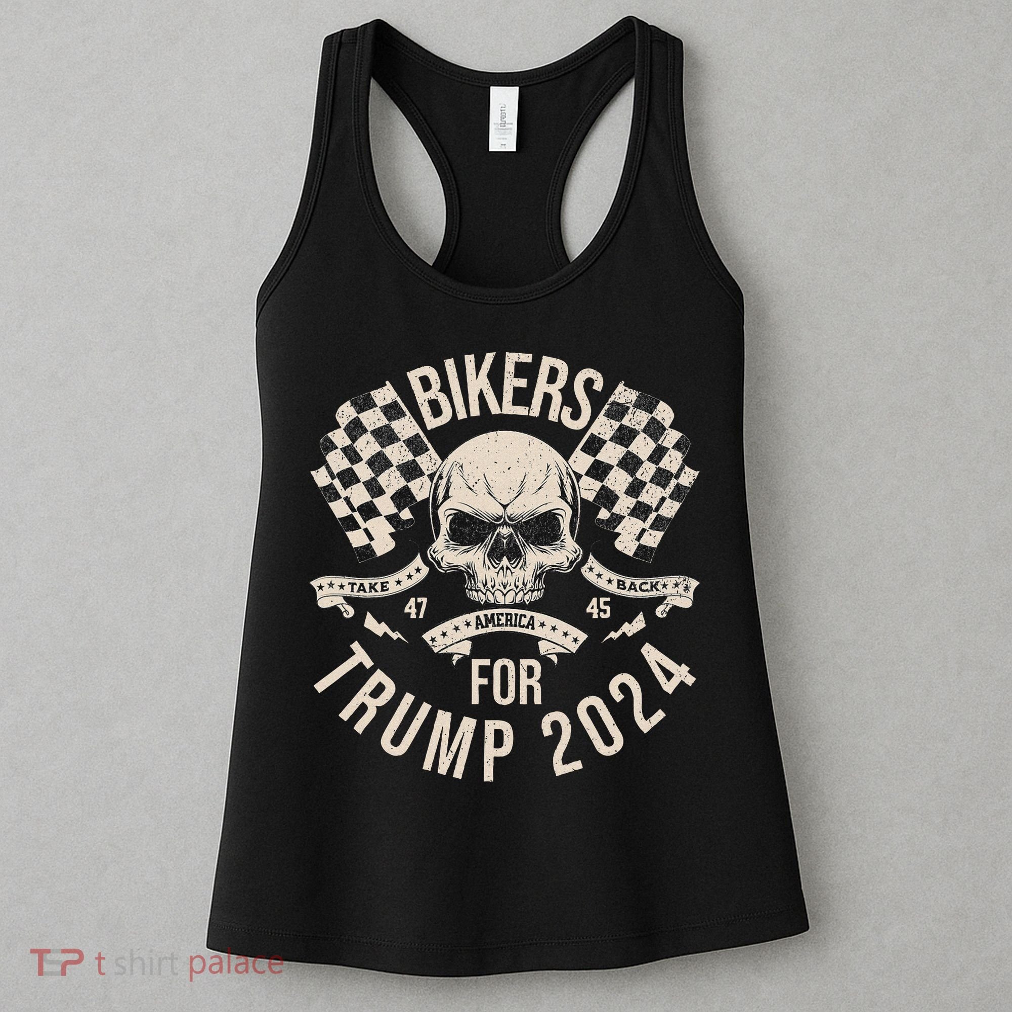 American Bikers For Trump Take America Back 2024 Women's Tank Top