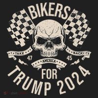 American Bikers For Trump Take America Back 2024 Hat thumb 2