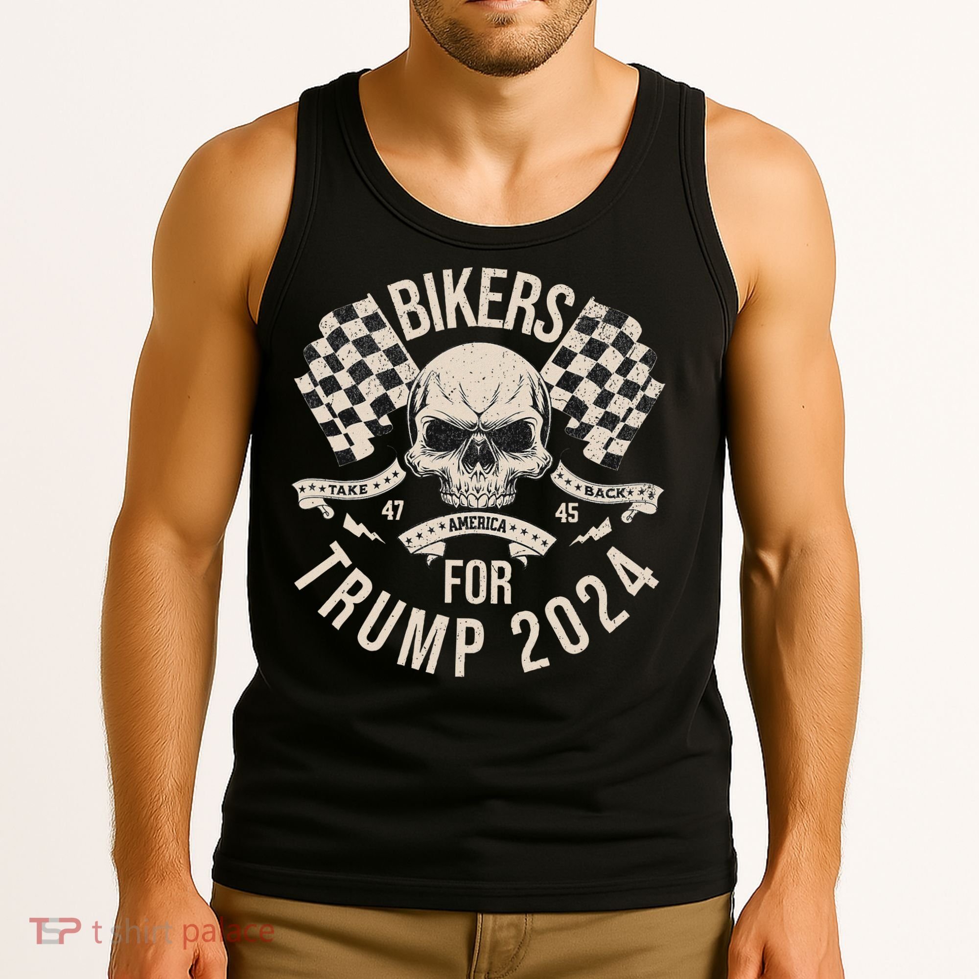 American Bikers For Trump Take America Back 2024 Tank Top