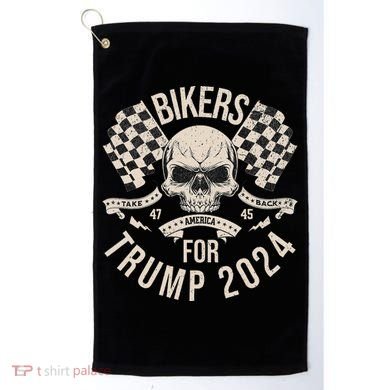American Bikers For Trump Take America Back 2024 Golf Towel
