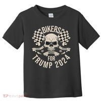 American Bikers For Trump Take America Back 2024 Toddler T-Shirt thumb 0