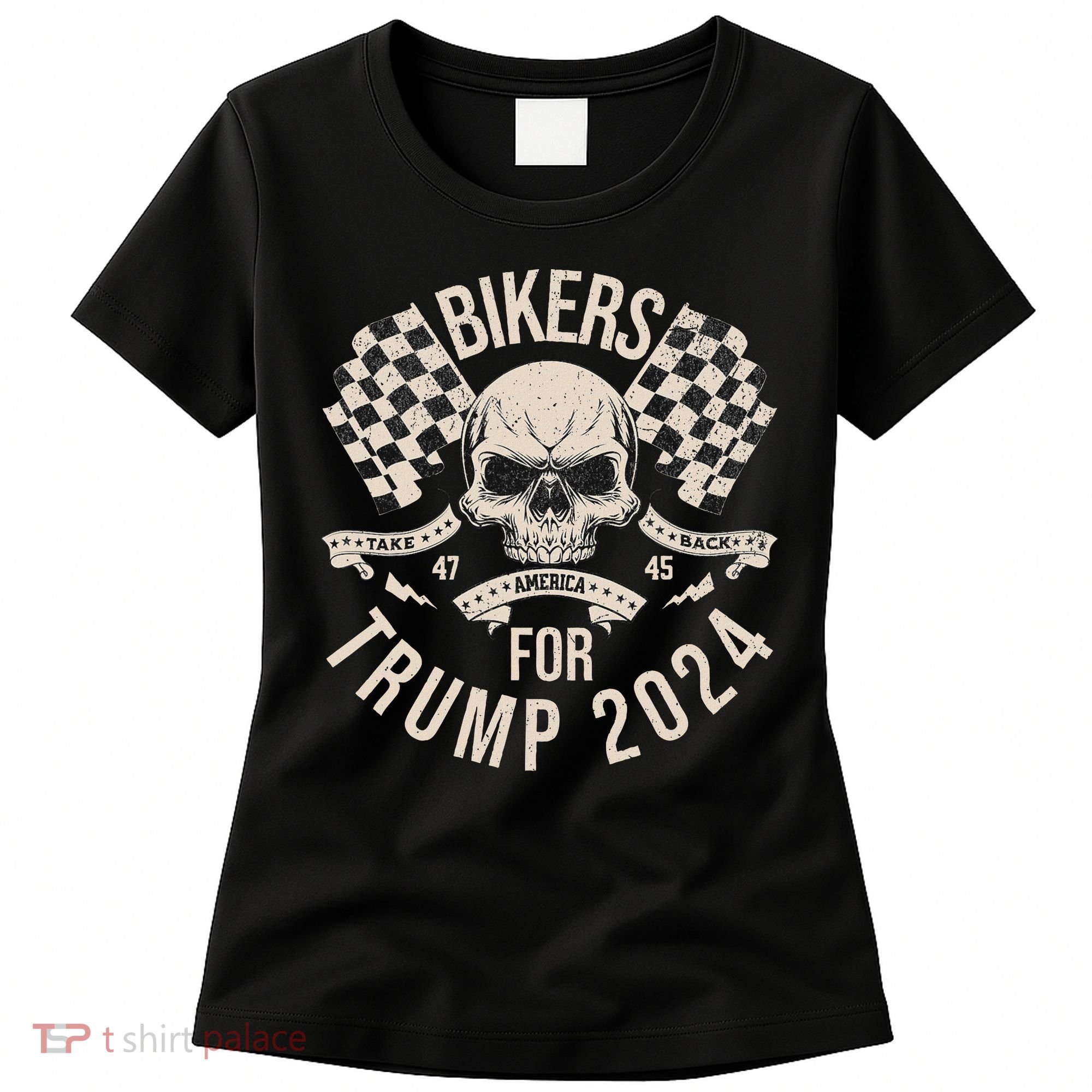 American Bikers For Trump Take America Back 2024 Women's T-Shirt