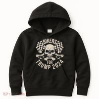 American Bikers For Trump Take America Back 2024 Kids Hoodie thumb 0