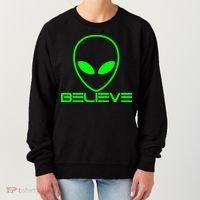 Alien Believe Funny Science Women's Sweatshirt thumb 0