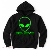 Alien Believe Funny Science Hoodie thumb 0