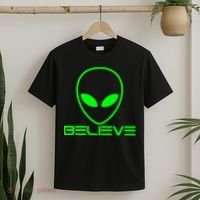 Alien Believe Funny Science T-Shirt thumb 2