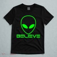 Alien Believe Funny Science T-Shirt thumb 5