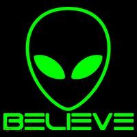 Alien Believe Funny Science T-Shirt thumb 7