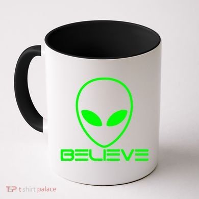 Alien Believe Funny Science Coffee Mug