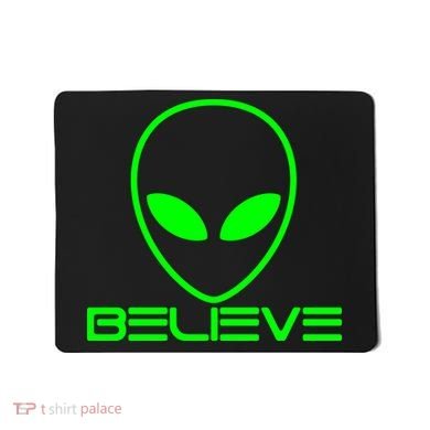 Alien Believe Funny Science Mousepad