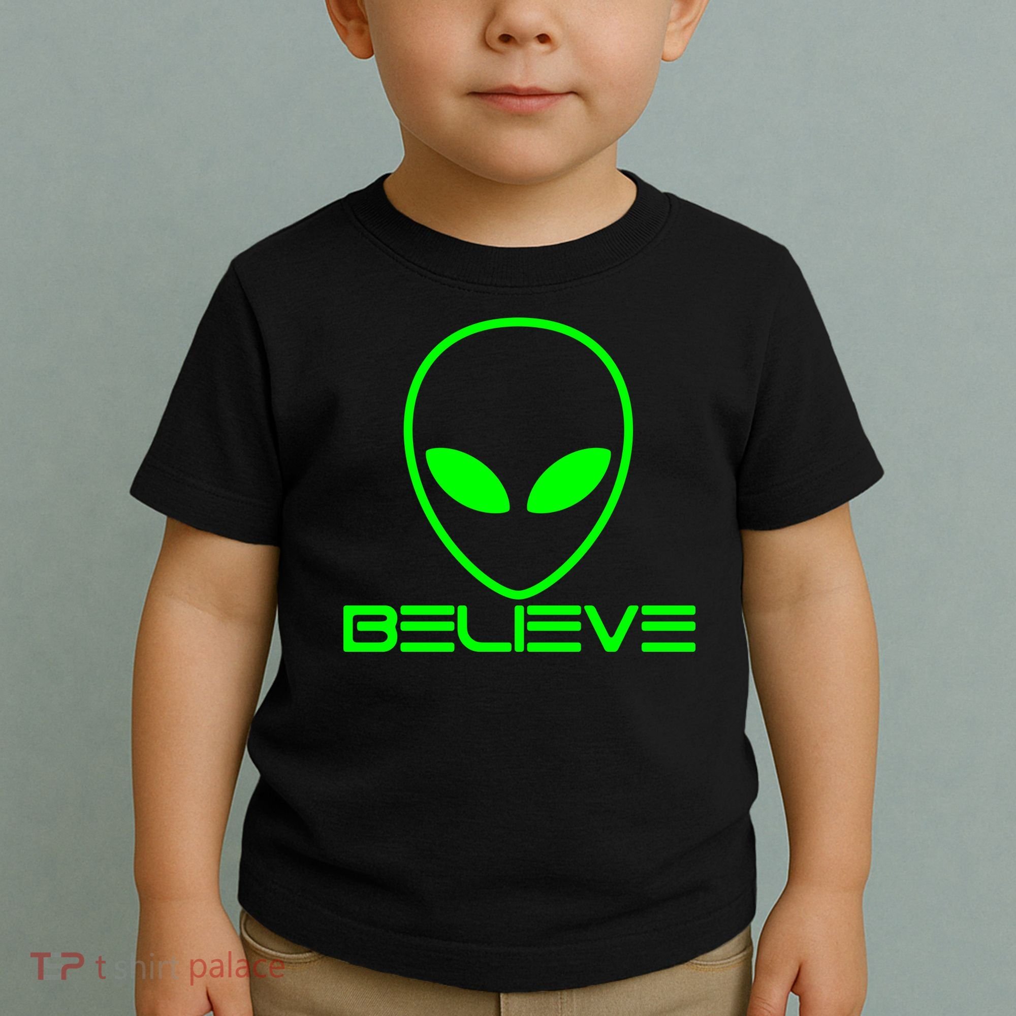 Alien Believe Funny Science Toddler T-Shirt