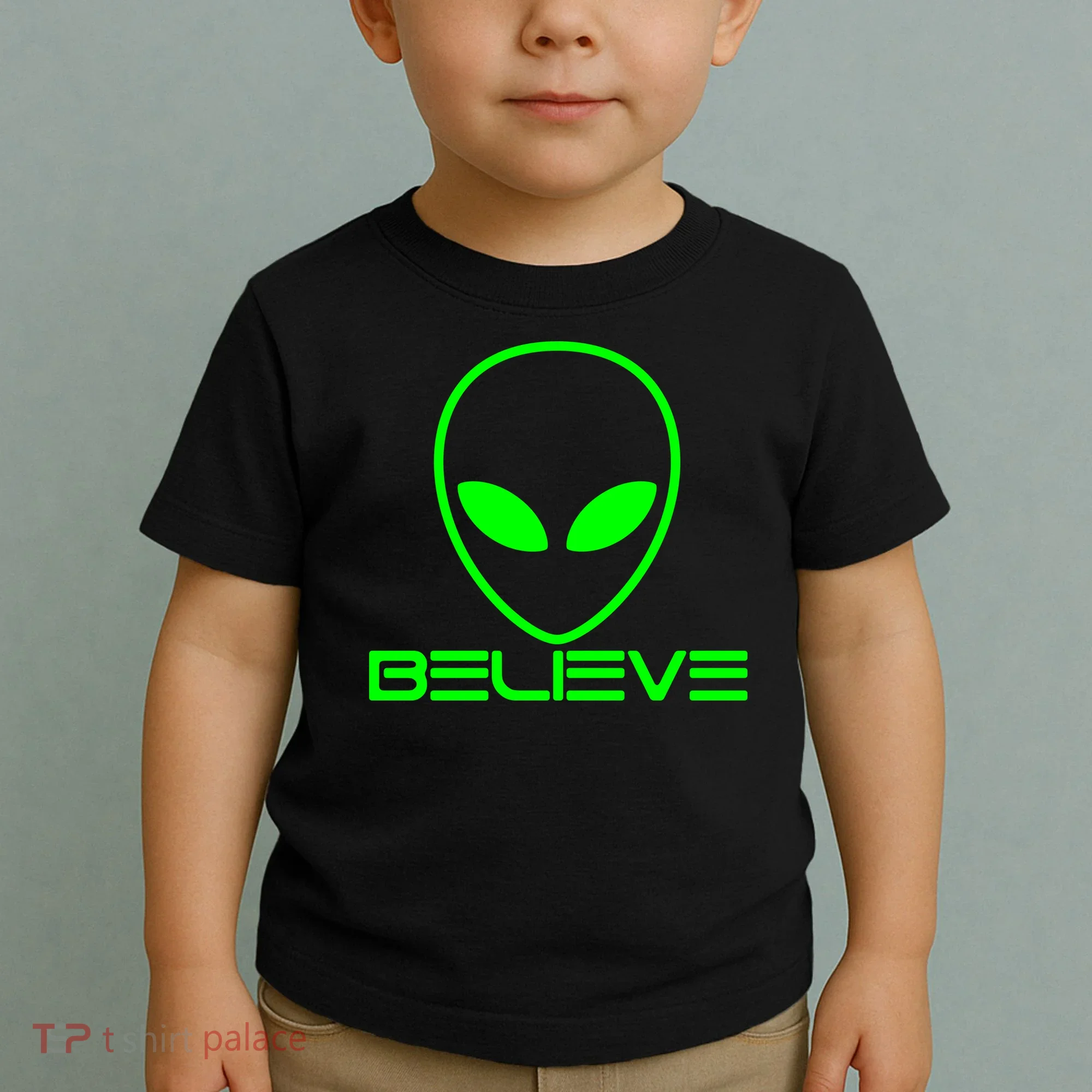 Alien Believe Funny Science Toddler T-Shirt