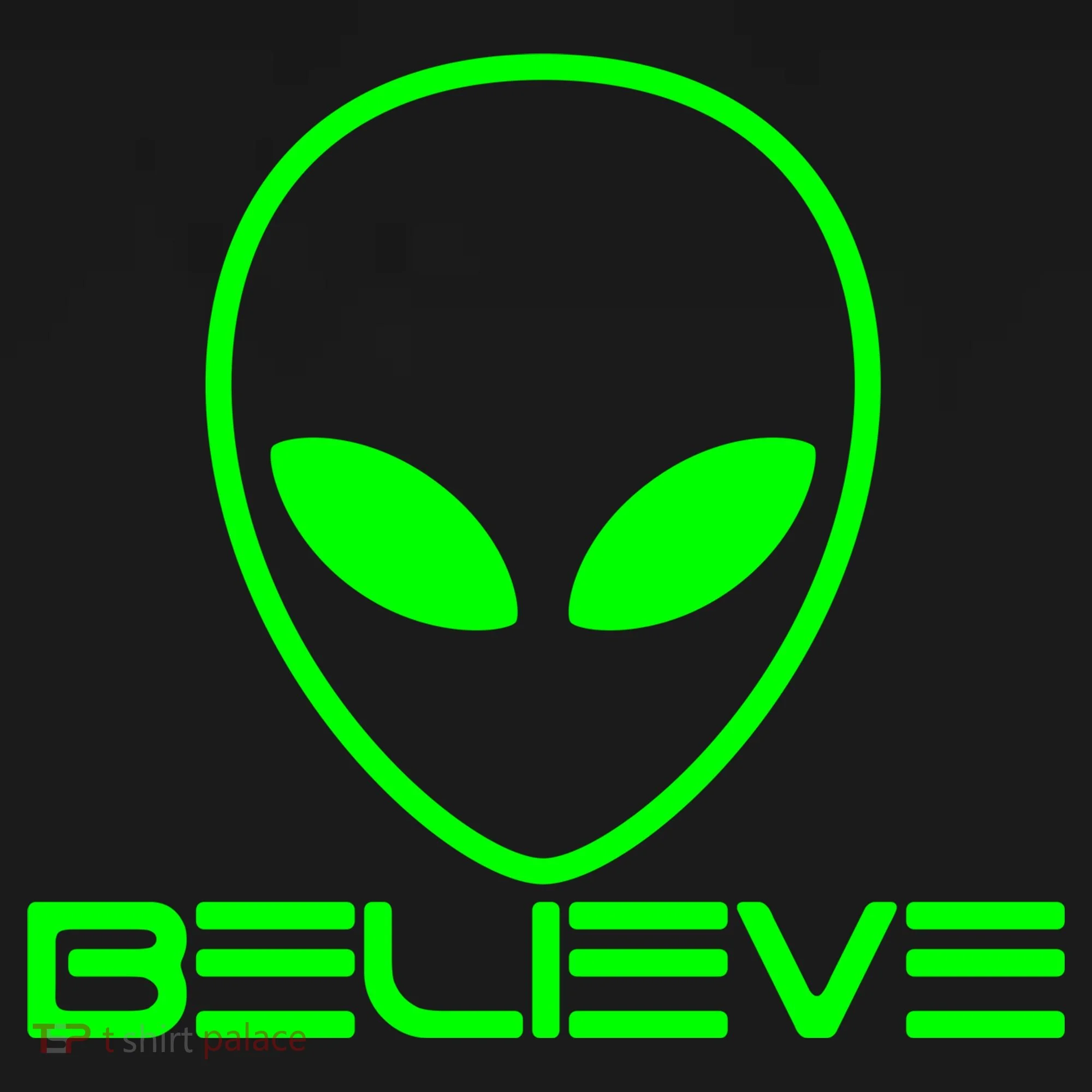 Alien Believe Funny Science Toddler T-Shirt