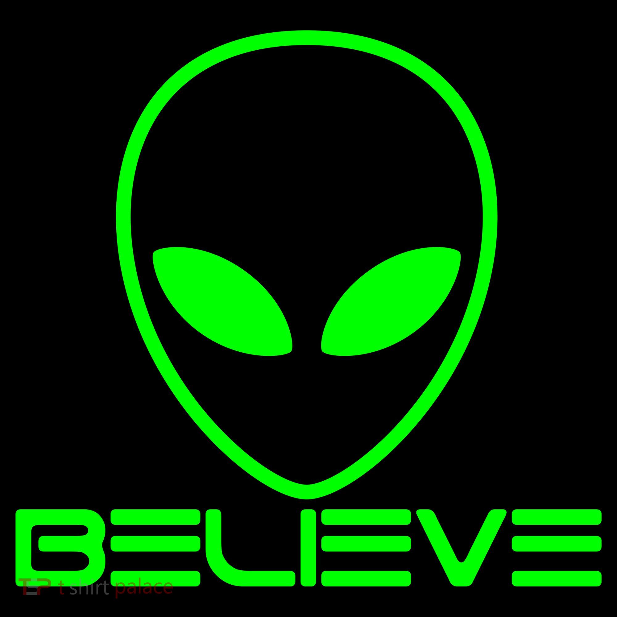 Alien Believe Funny Science Women's T-Shirt