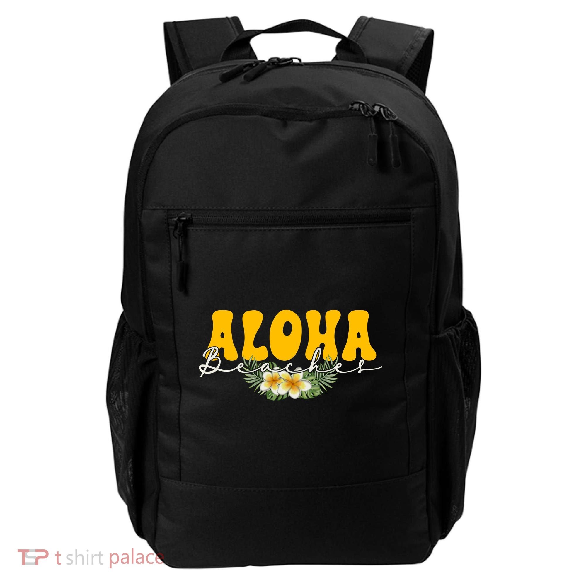 Aloha Beaches Funny Hawaii Tropical Backpack