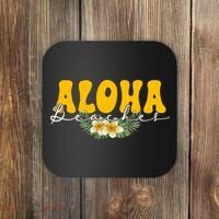 Aloha Beaches Funny Hawaii Tropical Coaster thumb 0