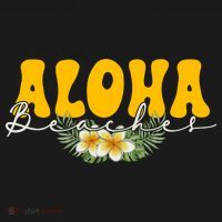 Aloha Beaches Funny Hawaii Tropical Womens Funnel Neck Pullover Hood thumb 2