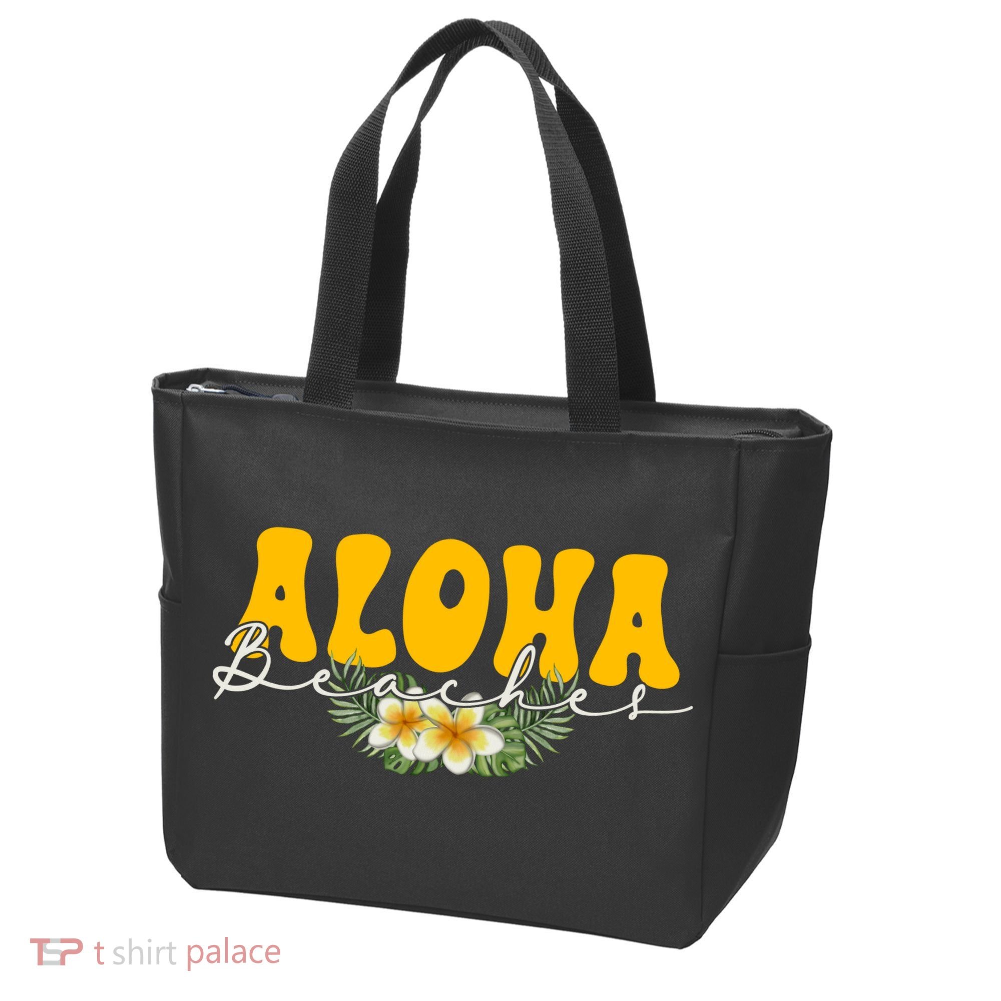 Aloha Beaches Funny Hawaii Tropical Tote Bag