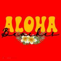 Aloha Beaches Funny Hawaii Tropical Santa Hat thumb 1