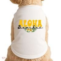 Aloha Beaches Funny Hawaii Tropical Doggie Tank thumb 0